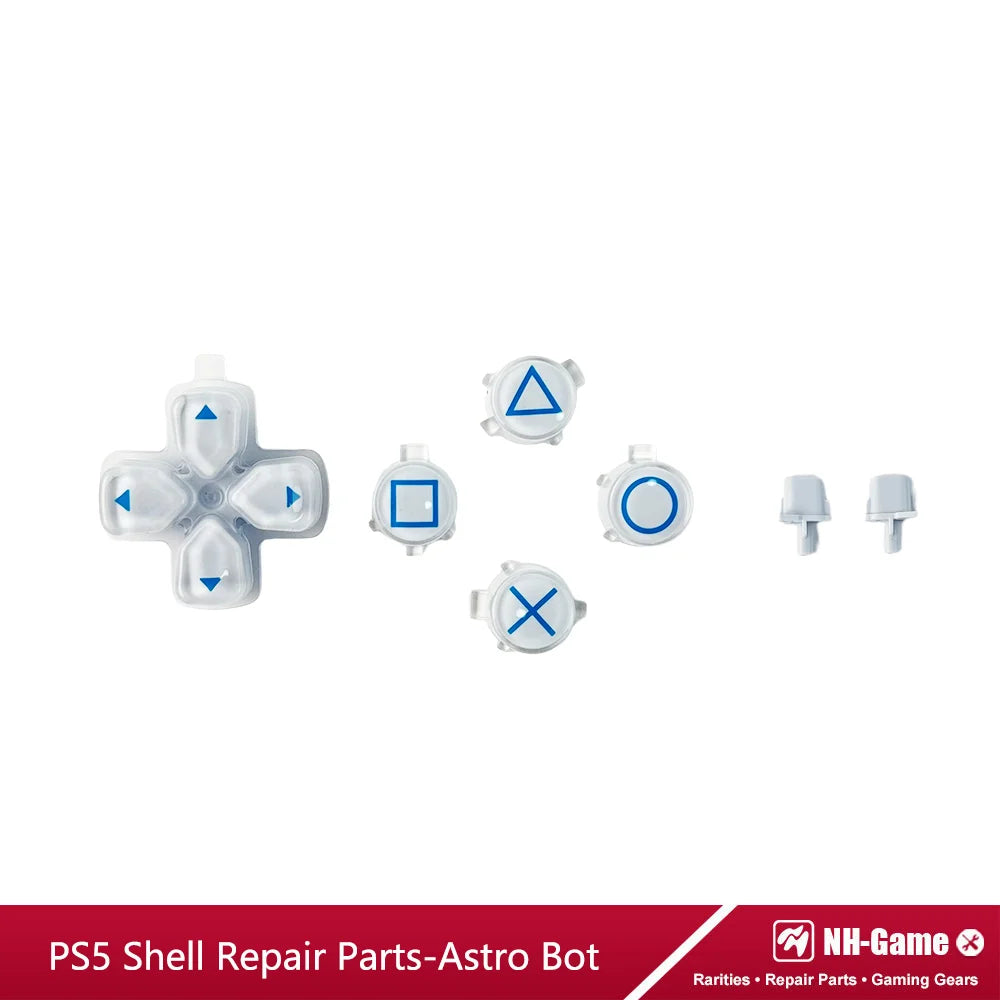 PS5 Limited 30th Anniversary Robot Controller Shell – Trigger Buttons (BDM-010/020/030/040/050) for L1, L2, R1, R2