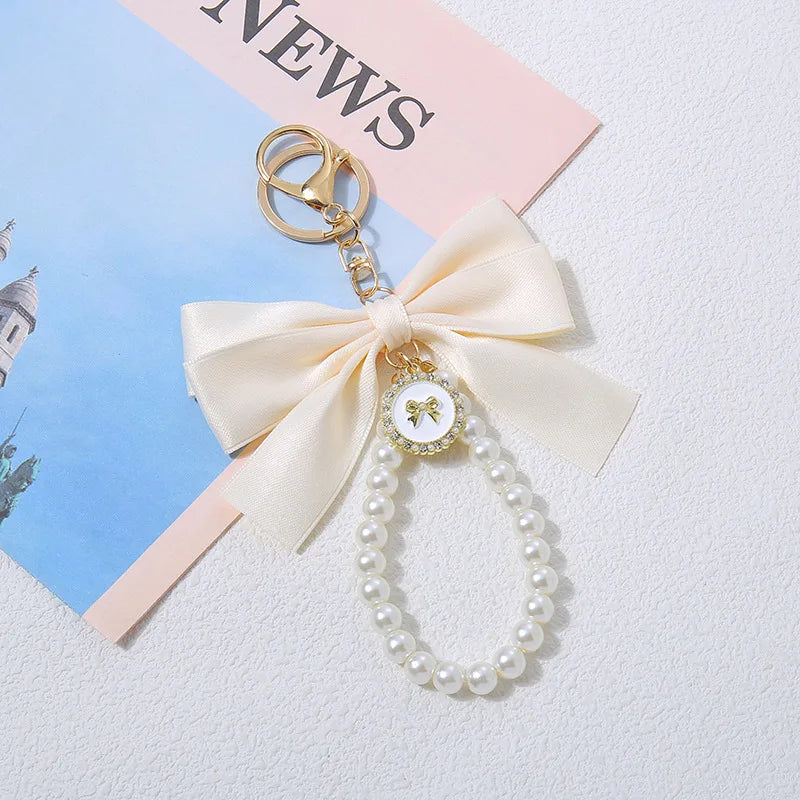 Large Bow Keychain — Decorative Bag & DIY Accessory for Hanging, Headphone Case, and Ornaments