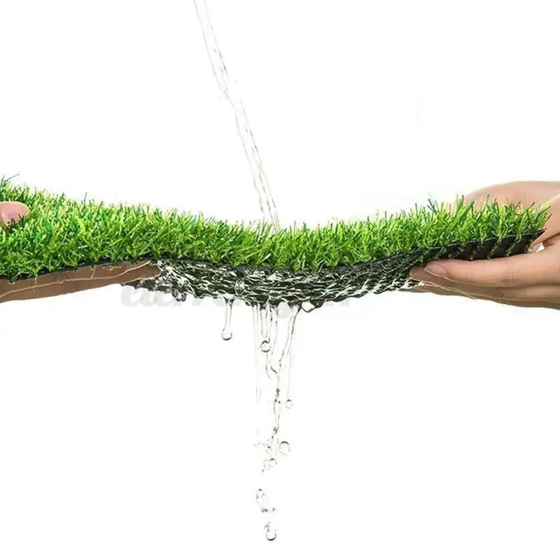 50×50/50×100cm Artificial Grass Mat - Thick Square Lawn Carpet for DIY Model Scenes & Railway Layouts