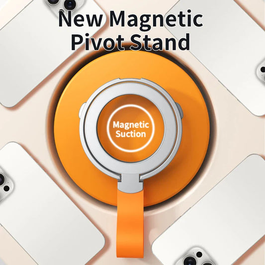 Strong Magnetic Magsafe Phone Holder: Magnet Stand with Strap Bracket for iPhone 13, 14, 15, Samsung - New Accessories
