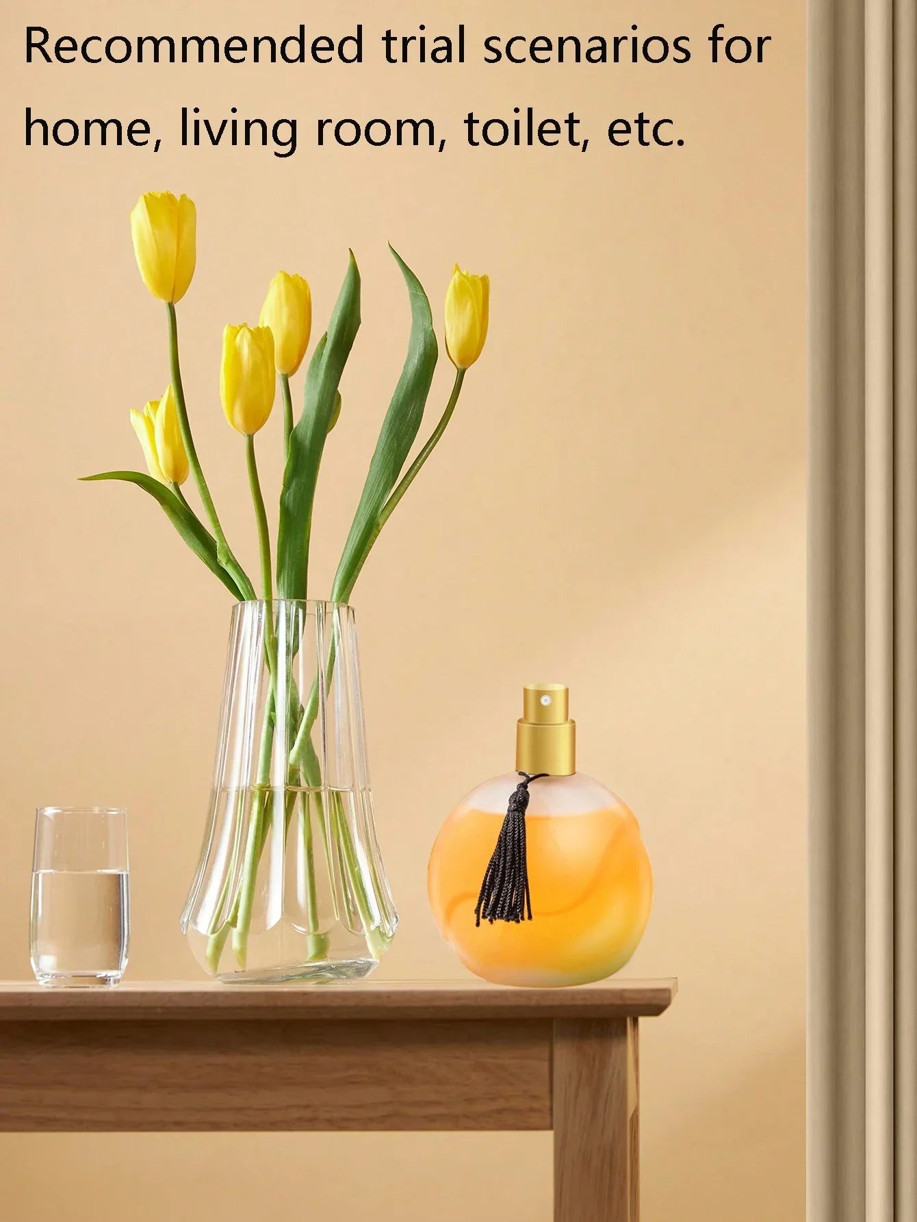 50ml Home Aromatherapy Spray – Hyacinth, Magnolia & Rose Scented Air Freshener for Living Room, Travel & Date