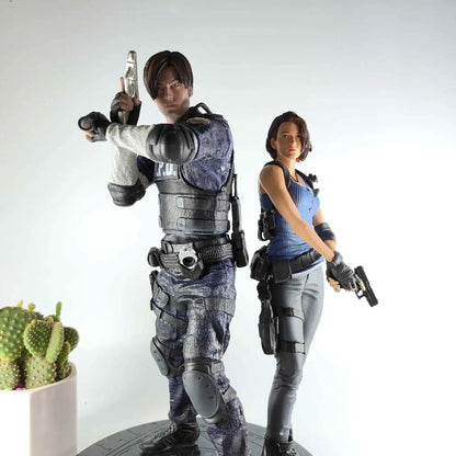 VALENTINE Jill & Leon Scott Kennedy 30cm Action Figure – Biohazard Evil Statue Collectible Toy