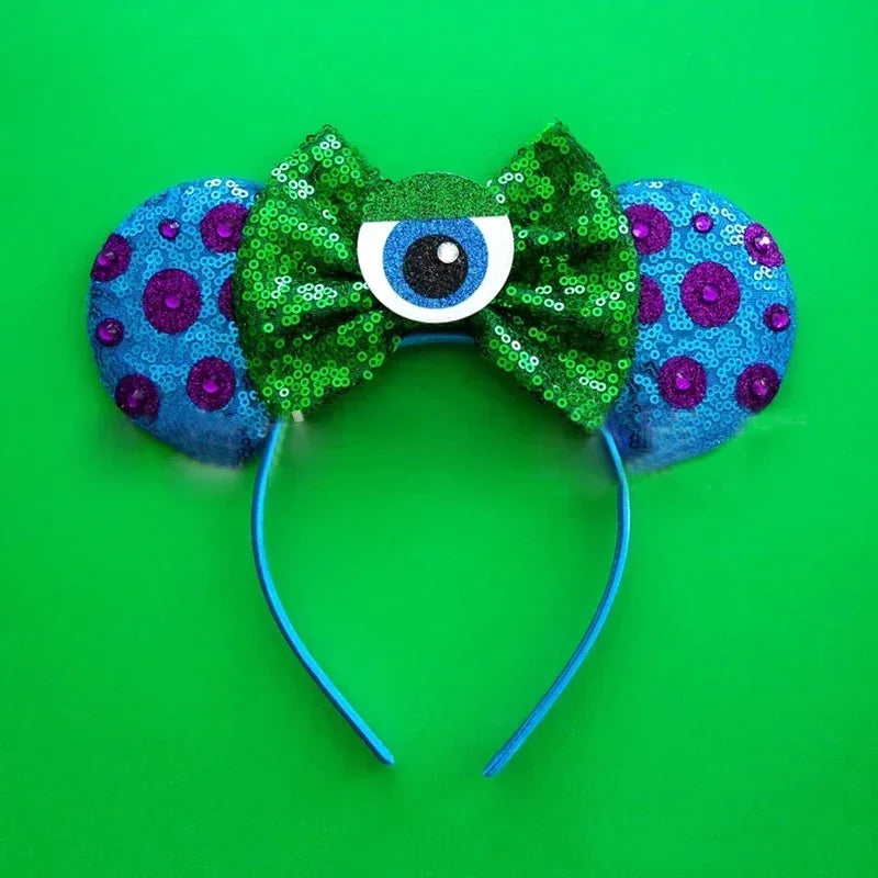 Toy Story Character Headbands - Sequin Bow, Woody, Buzz Lightyear & Alien Hair Accessories for Girls