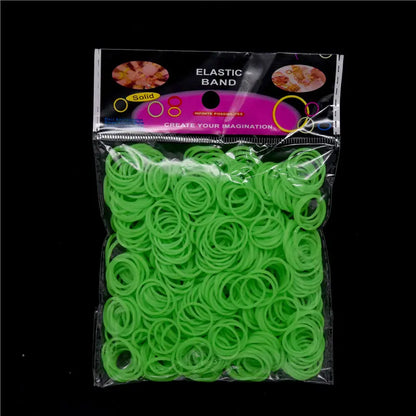 Pantone Color Rainbow Rubber Bands for Loom Bracelets – Western European Style DIY Arts & Crafts Kit