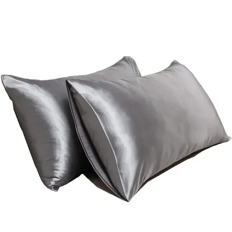 100% Natural Mulberry Silk Pillowcase - Real Silk Hair & Skin Care Bedding Cover with Custom Size Options