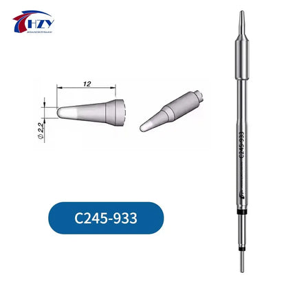 HZY C245 Series Soldering Iron Tips Set – I/IS/K/SK/939/945/966 Universal T245 Compatible Tips for Phone Repair & Soldering Stations