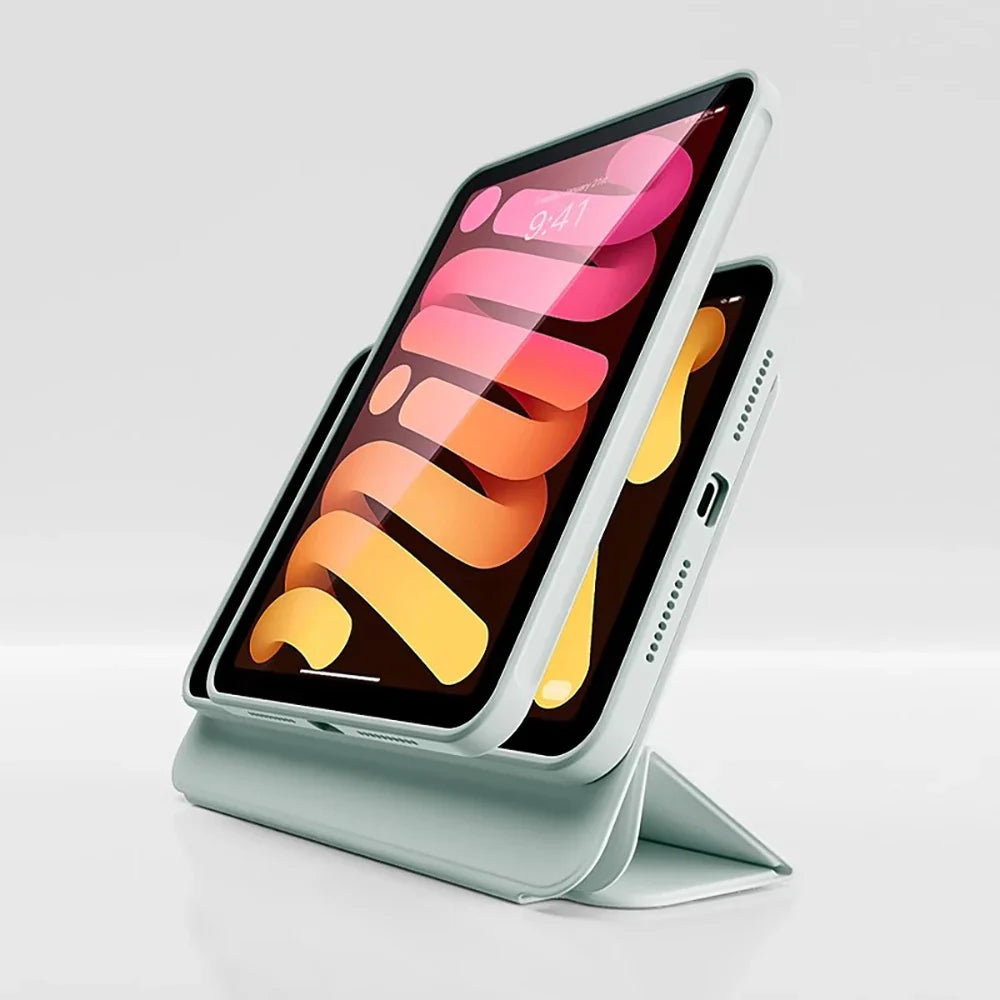 Magnetic Folio Case for iPad Mini 6 & 7 (8.3") – Smart Folding Tablet Cover & Protective Case