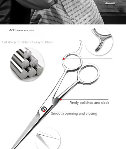 Professional Hairdressing Scissors – Stainless Steel Hair Cutting Shears for Barbers & Salon Stylists