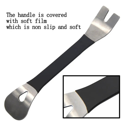 Car Stainless Steel Pry Plate - Audio Navigation Center Console Modification Removal Tool for Interior Door Panel