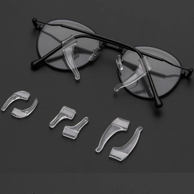 Soft Silicone Ear Hook: Anti-Slip Glasses Leg Grip & Holder Bracket - Transparent Eyewear Accessories for Secure Fit