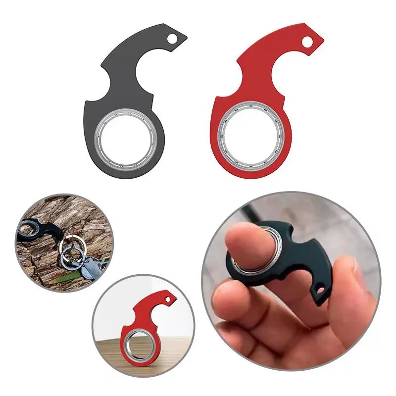 New Exquisite Decompression Keychain – Fingertip Spinner Anti-Anxiety Toy, Rotating Keychain Gift for Couples