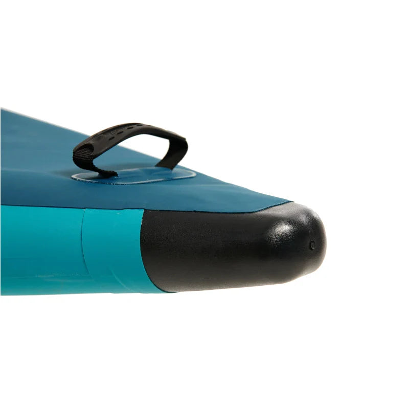 AQUA MARINA STEAM Inflatable Sport Kayak – 1-2 Person PVC Canoe Dinghy Raft with Pump, Seat & Drop Stitch Floor