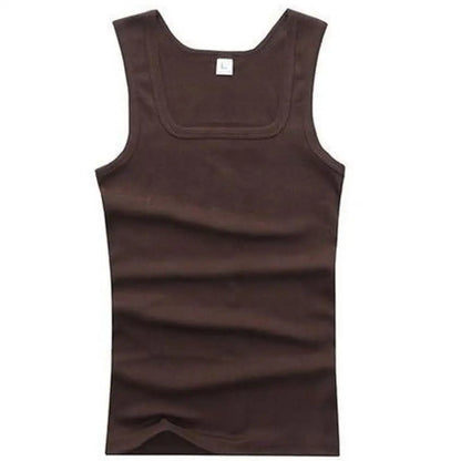 Summer Plus Size Cotton Tank Top for Men & Women – Black, White & Gray Fitness Muscle Vest Sleeveless Singlet Shirt