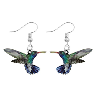 Cute Animal Acrylic Drop Earrings - Funny Custom Jewelry Gifts for Women & Girls with Rabbit, Parrot, Frog & Butterfly Designs
