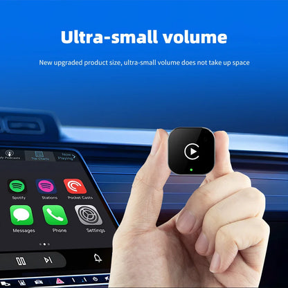 EKIY 2-in-1 Wireless CarPlay & Android Auto Adapter — AI Smart Box for Cars with Wired CarPlay Support