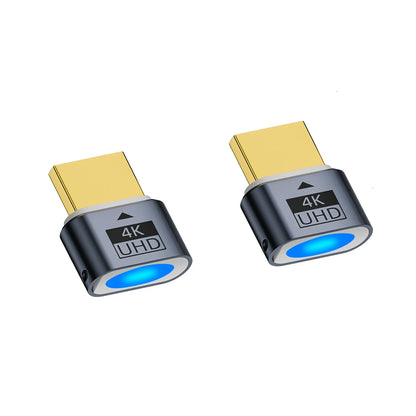 HDMI-Compatible Dummy Plug 4K HDR EDID Emulator – Virtual Monitor Headless Ghost Display Adapter, 4K@60Hz Support