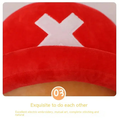 One-Piece Anime Plush — Monkey D. Luffy & Tony Chopper Stuffed Doll, 35–70cm, Sleeping Pillow Toy Gift