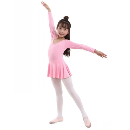 Girls’ Summer & Spring Candy Color Pantyhose – Ballet Dance Tights, Velvet Solid White Stockings for Kids