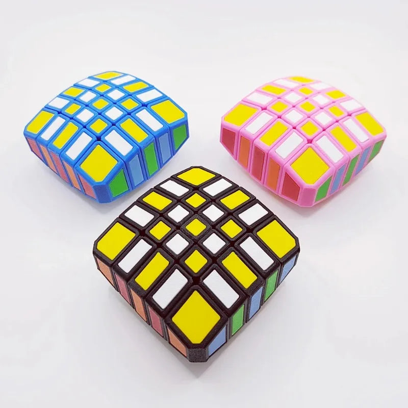 Zcube Zepuzzles 1×4×4 Floppy Cube Puzzle - 3D Printed Irregular Twisty Brain Teaser
