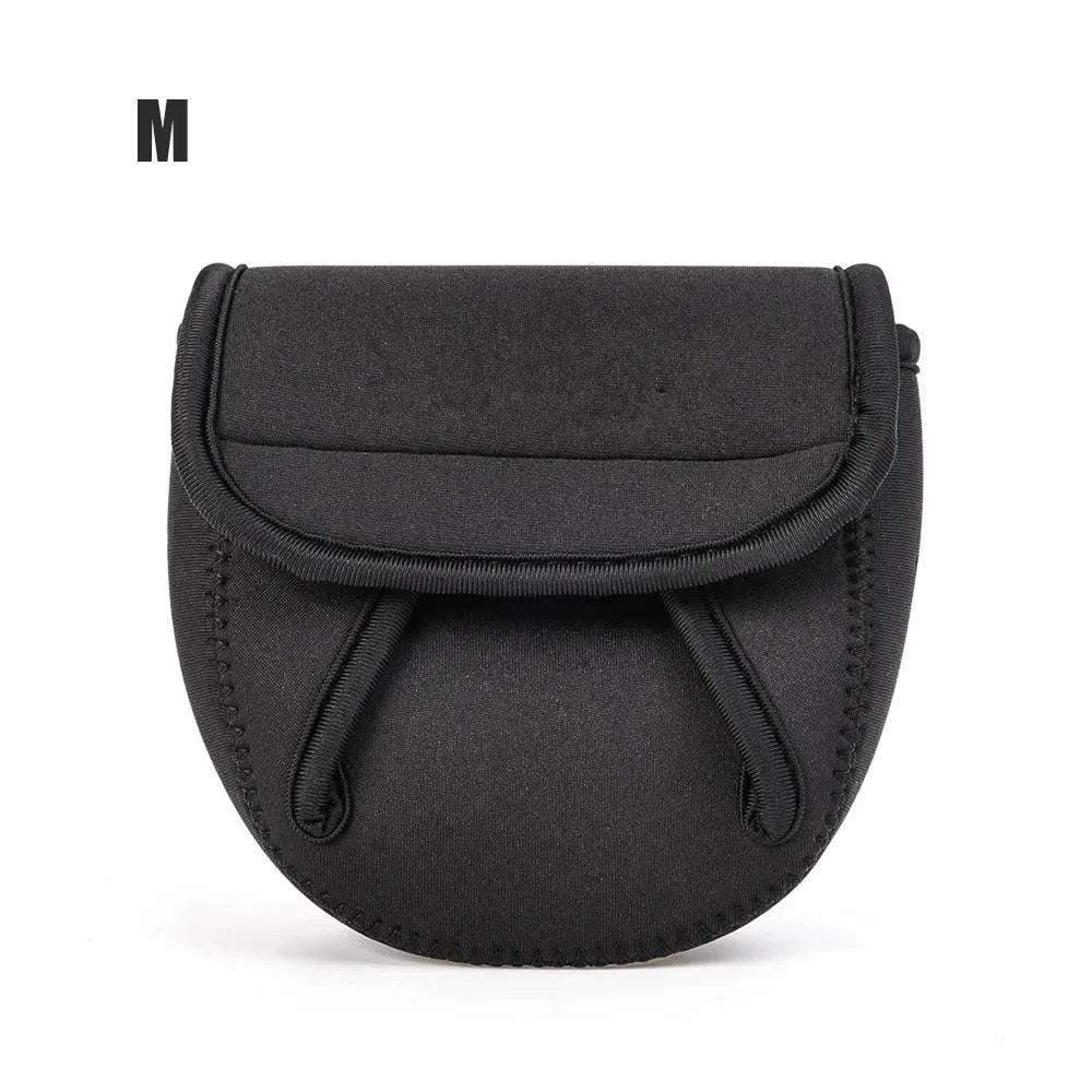 Waterproof Neoprene Fishing Reel Cover Bag – S/M/L Spinning Reel Protective Storage Case for Outdoor Fishing Gear Protection
