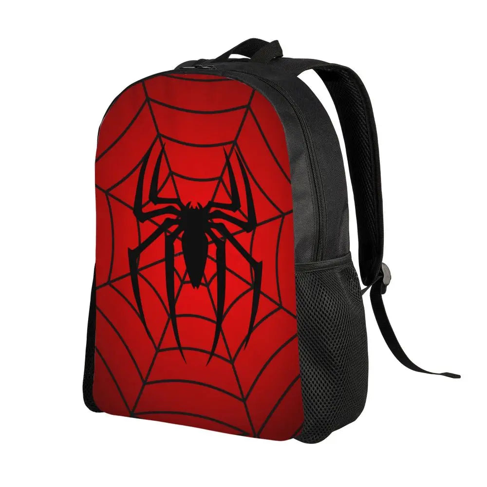 Custom Spider-Man Web Backpack – Water-Resistant School & College Bag for Men and Women
