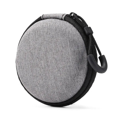 Portable Shockproof Headphone Case – Hard Shell Earphone Bag for Headset, Memory Card & USB Cable Storage
