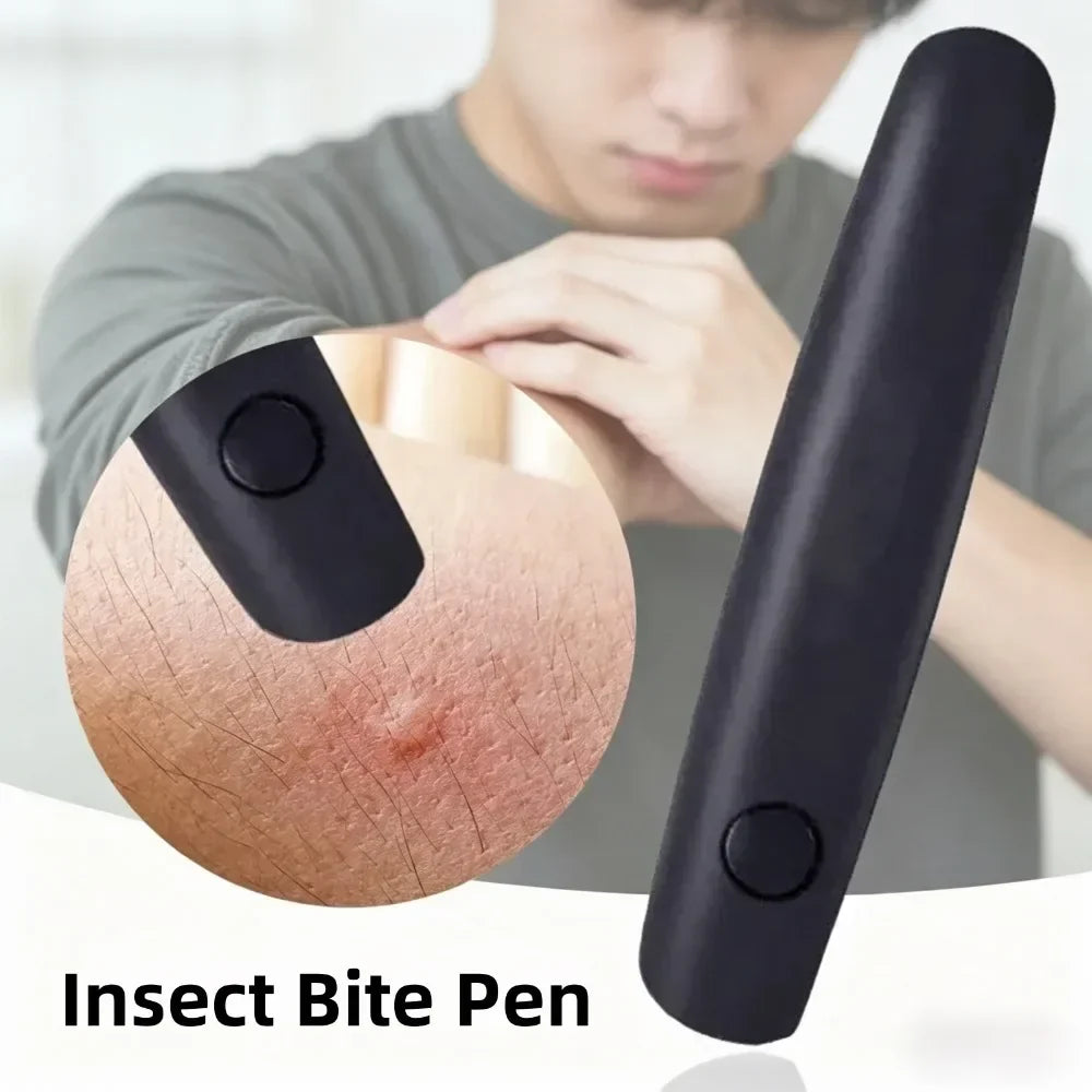 Electronic Mosquito Bite Relief Pen - Portable Insect Sting Itch & Swelling Soother for Outdoor Camping and Travel