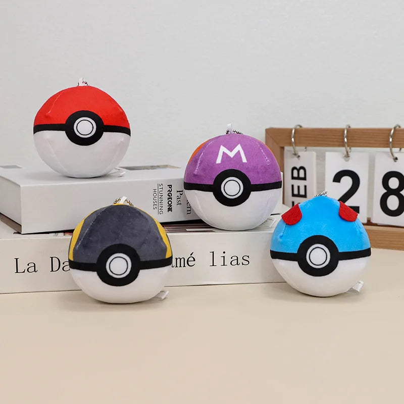 Pokemon Eevee Family Keychains – Plush Toy Pendants of Glaceon, Vaporeon, Sylveon, Espeon & Flareon, Cute Anime Stuffed Dolls, Perfect Birthday Gift
