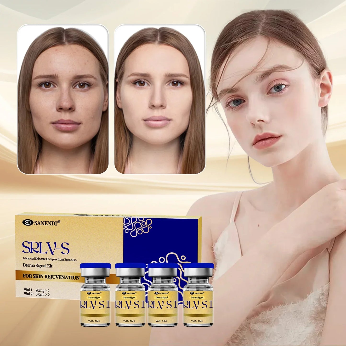 Exosomes Stem Cell Hyaluronic Acid Booster — Anti-Aging & Whitening Skin Care Treatment for Face