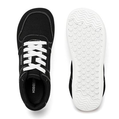 HOBIBEAR Unisex Barefoot Shoes – Lightweight Minimalist Walking Sneakers for Men & Women, Lace-Up Outdoor Running Shoes