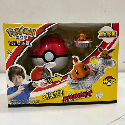 Pokémon Toy Belt Set — Poké Ball Battle Belt with Pikachu, Eevee, Charmander & Bulbasaur for Kids Gift
