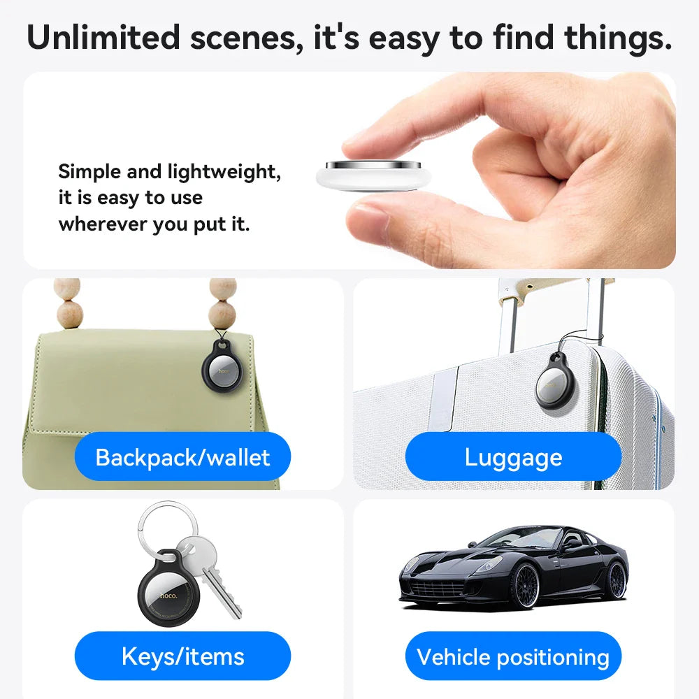 E91 Airtag Bluetooth GPS Smart Tracker Finder for Pet Dog Car Key Wallet Anti-Lost Device