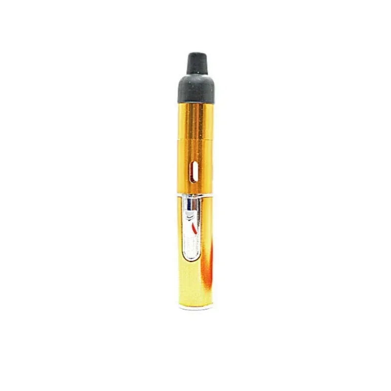 New Metal Long Pen Spray Lighter — Blue Flame Igniter for Aromatherapy, Portable Loop Inflatable Lighter & Cigarette Accessories