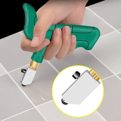 Professional Diamond Glass Cutter: Manual Tile Cutting Tool for Glass, Ceramic Tile - DIY Tile Cutting Tools