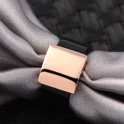 Italina Rigant Wide Statement Ring for Women – Adjustable Size 5.5-11 #RA13611