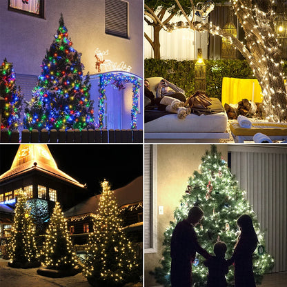 Outdoor Solar String Lights - Waterproof LED Festoon Fairy Lights for Garden, Patio & Party Decor