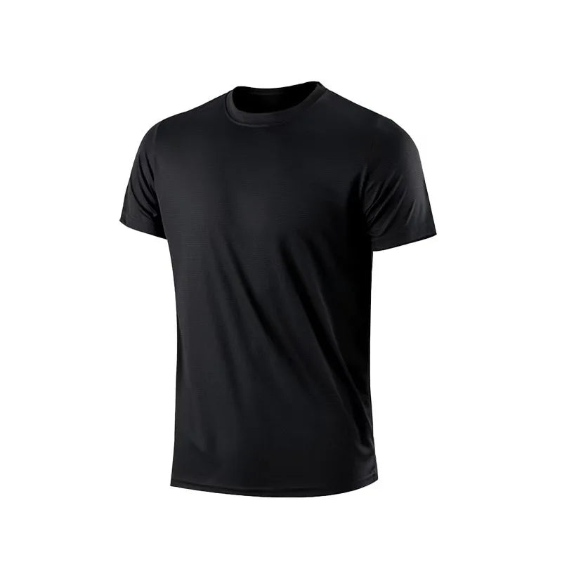 Men's Quick-Dry Sports T-Shirt - Lightweight Short Sleeve Running & Gym Fitness Top