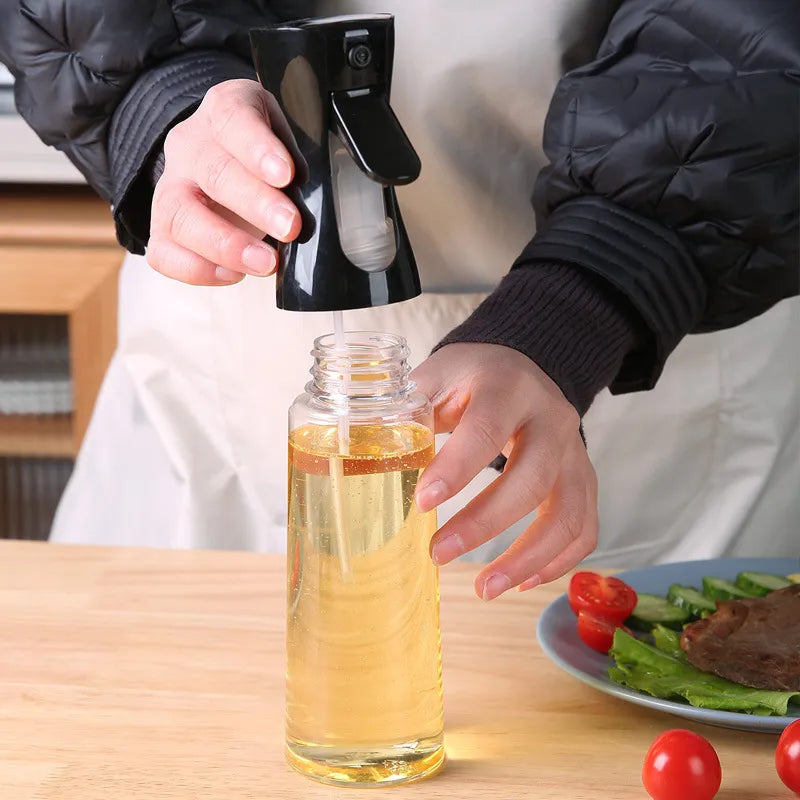 200ml & 300ml Oil Spray Bottle Set - Versatile Kitchen Cooking and Camping Dispensers