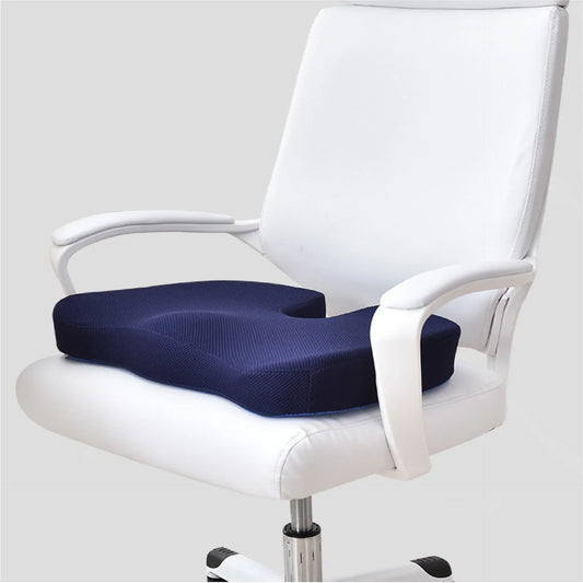 Memory Foam Seat Cushion – Office Chair & Home Use, Ergonomic Pillow for Back Pain Relief