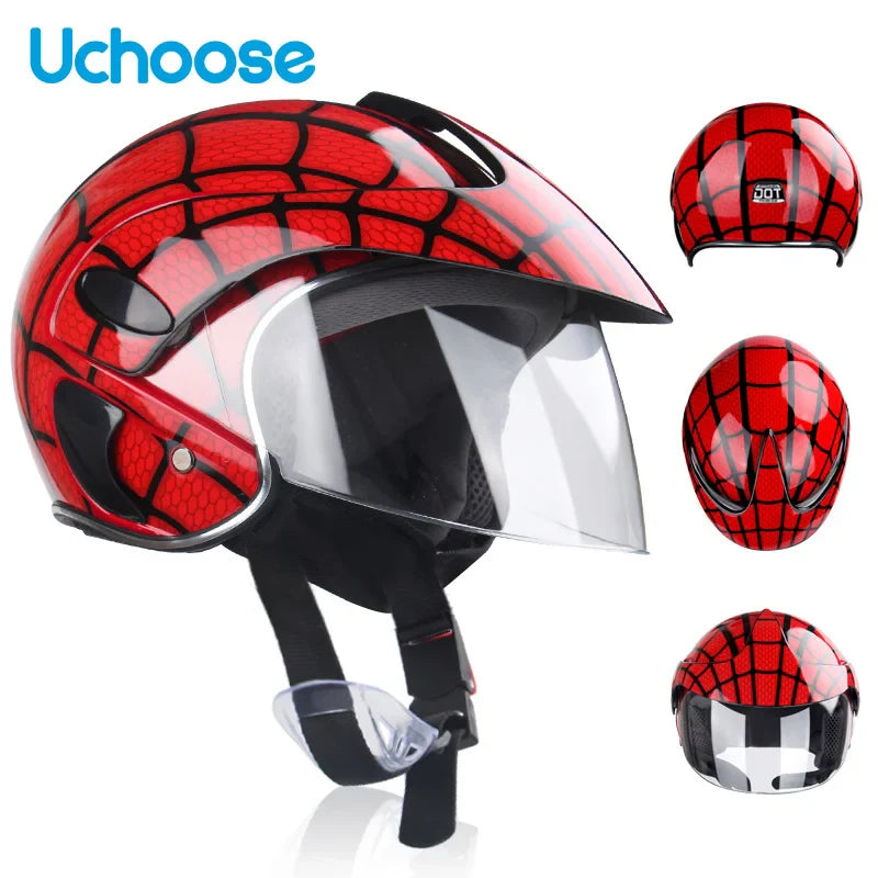 Child Motorcycle Helmet (3-9 Years) – ABS Unisex Safety Motocross & ATV Cross Helmet for Bicycle & Downhill Riding
