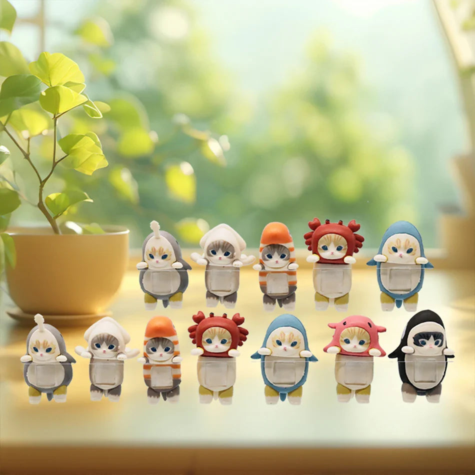 2024 Mofusand Blind Box Mini Anime Figures – Decorative Ornaments & Dolls for Fans, Kids' Christmas & Birthday Gifts