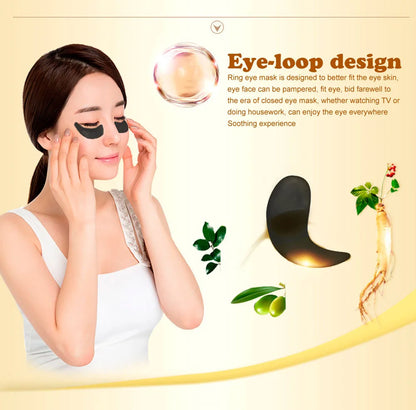 20 Pcs Gold Collagen Crystal Eye Masks – Firming & Moisturizing Nourishing Eye Patches