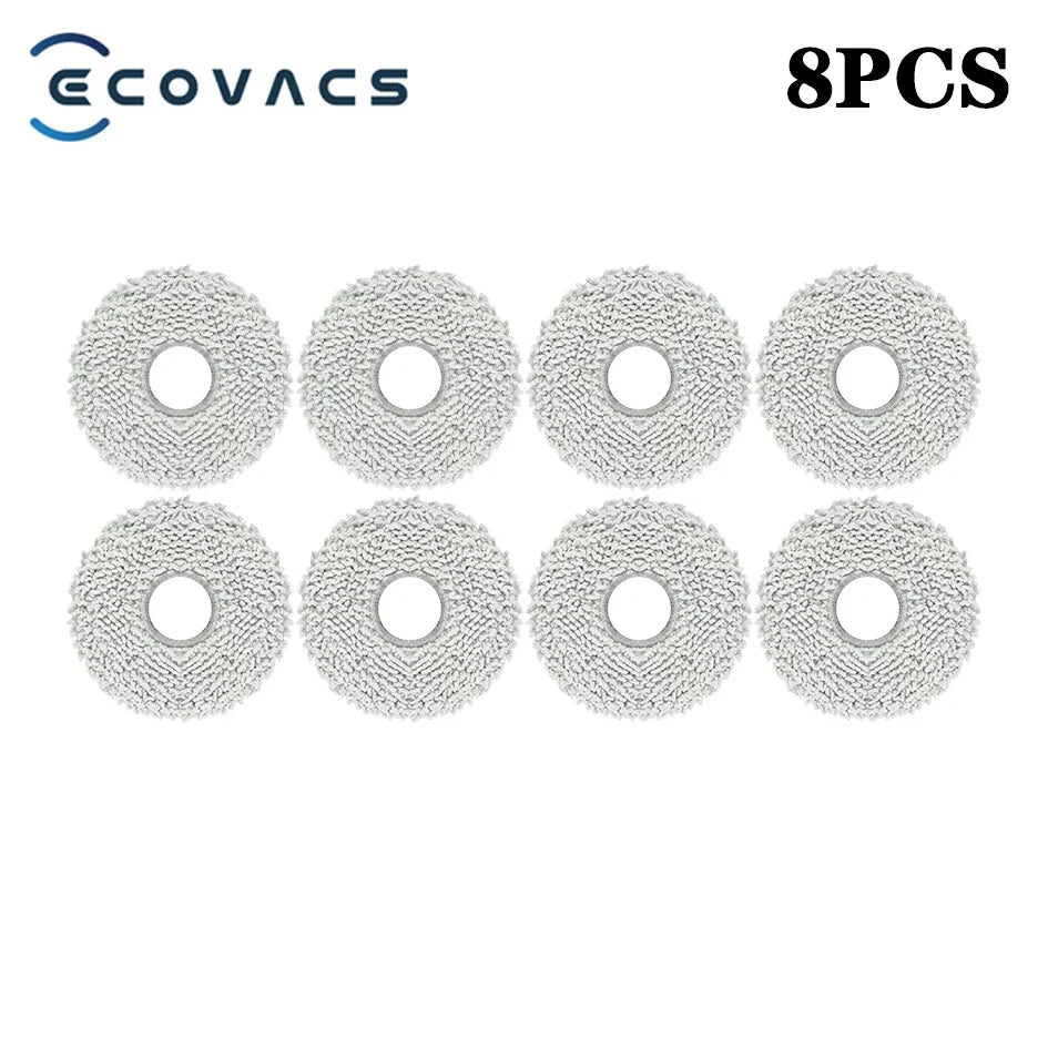 Ecovacs Deebot T30 Pro Omni / YEEDI M12 Pro+ Parts – Roller Brush, Side Brush, HEPA Filter, Dust Bag, Mop Cloth & Bracket