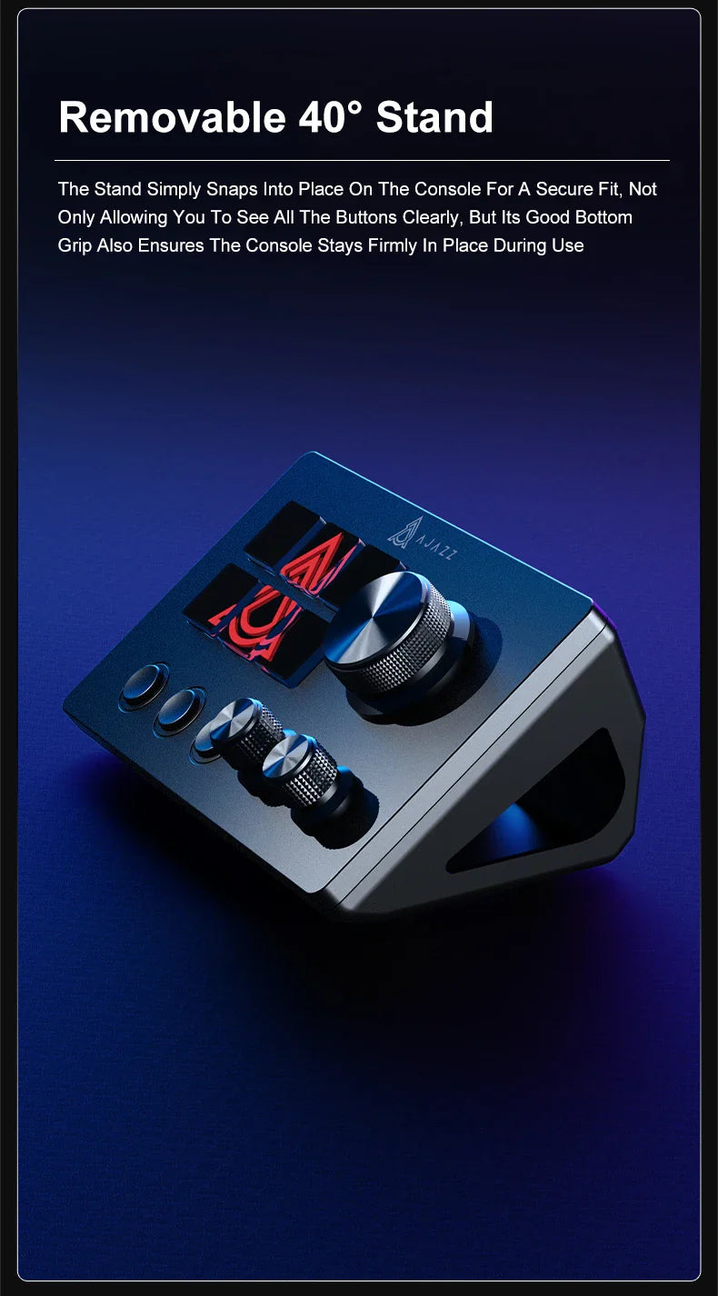 Ajazz AKP03E Desktop Helper Console – Programmable Macro Mini Keyboard with Custom Buttons for Multi-Scenario Use