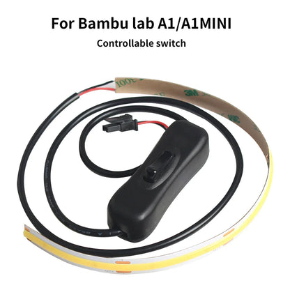 LED Light Strip for Bambu Lab A1/A1 Mini - Super Bright Ra95 24V Fill Light - Essential 3D Printer Accessories