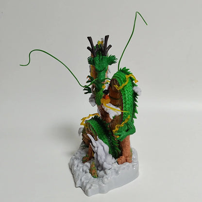 24cm Dragon Ball Anime Figure — Goku & Shenron PVC Statue for Collection & Room Decor