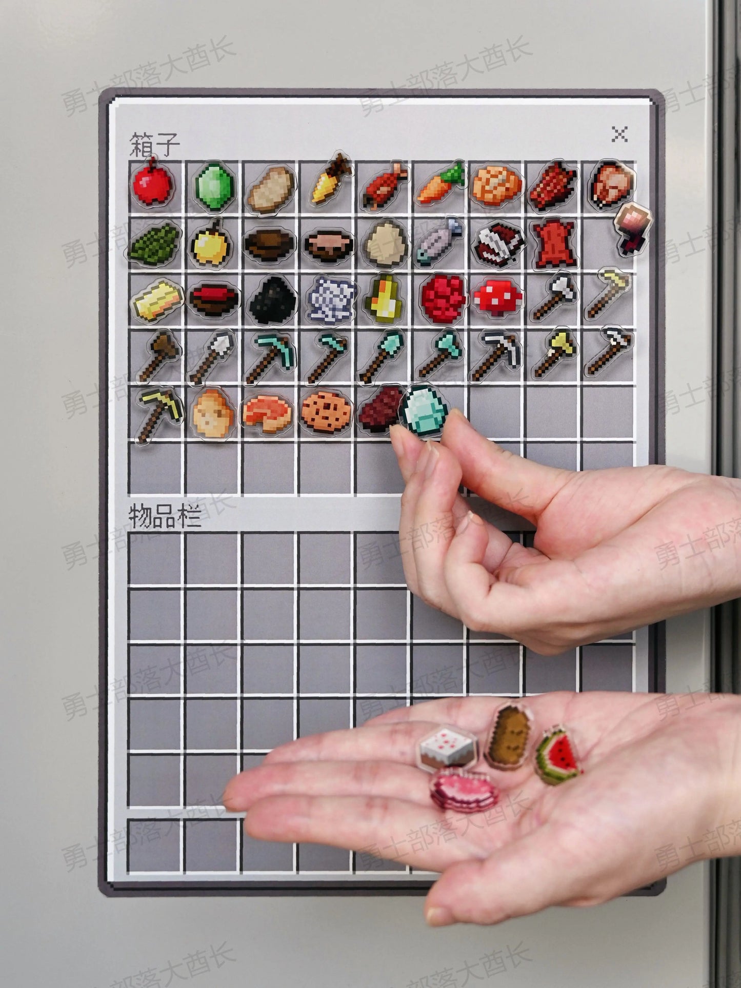 Premium Pixel-Style Fridge Magnets – High-Definition Gamer Magnets for DIY Projects and Home Decor