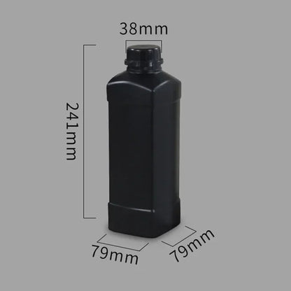 1000mL HDPE Refillable Plastic Bottle with Lid — Food Grade, Leakproof Container for Liquids, Agriculture & Pesticides, 1PCS