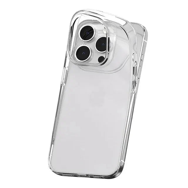 Clear Silicone iPhone Case - Ultra-Thin Soft Protective Cover for iPhone 11, 12, 13, 14 & 15 Series