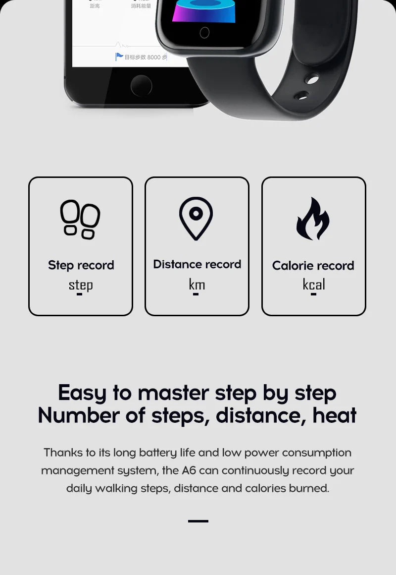 Multifunctional Y68 Smartwatch — Bluetooth Phone, Music, Fitness & Sports Tracker with Sleep Monitor for Men & Women, D20 Model